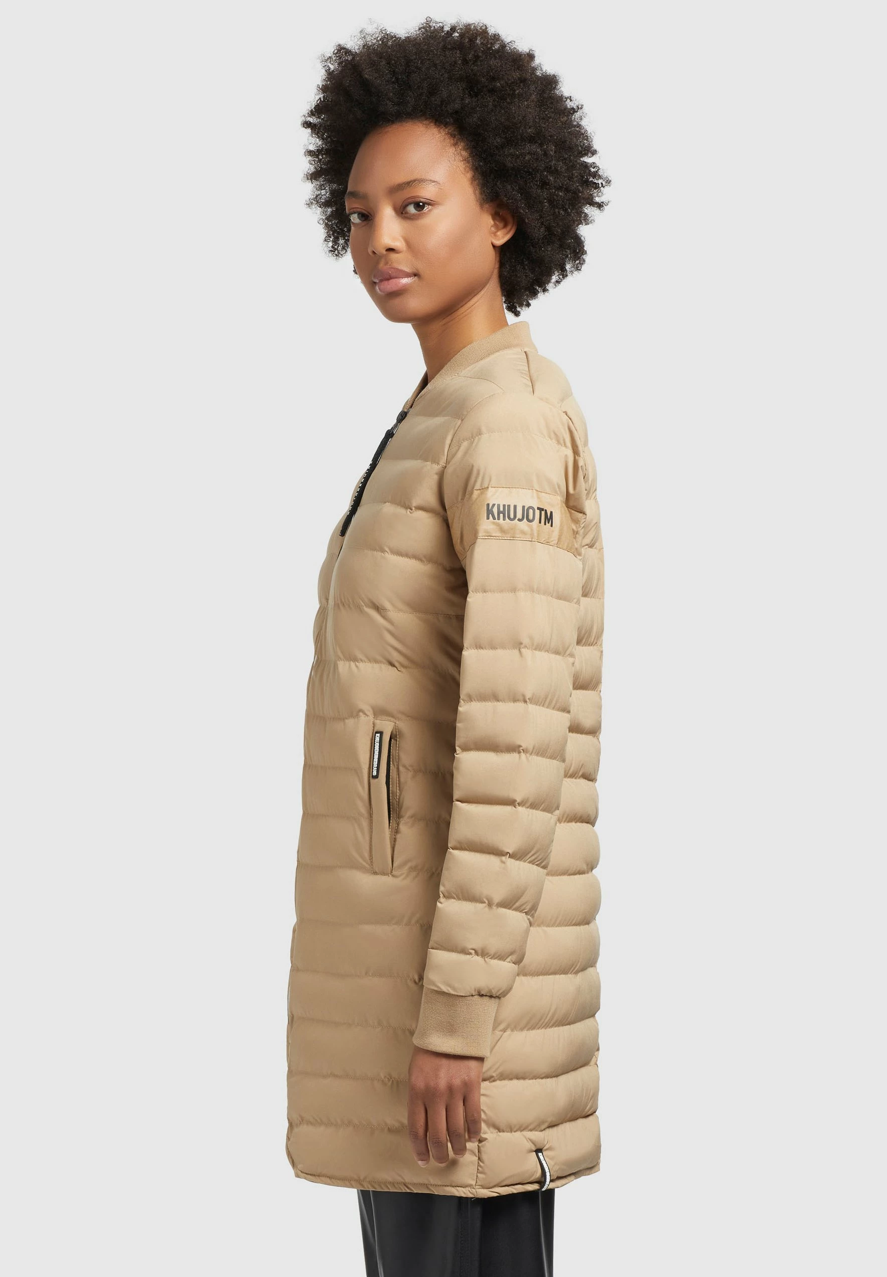 Khujo GRETA MATT - Płaszcz Zimowy - Beige 6 Khujo GRETA MATT - Płaszcz Zimowy - Beige - obrazek 6