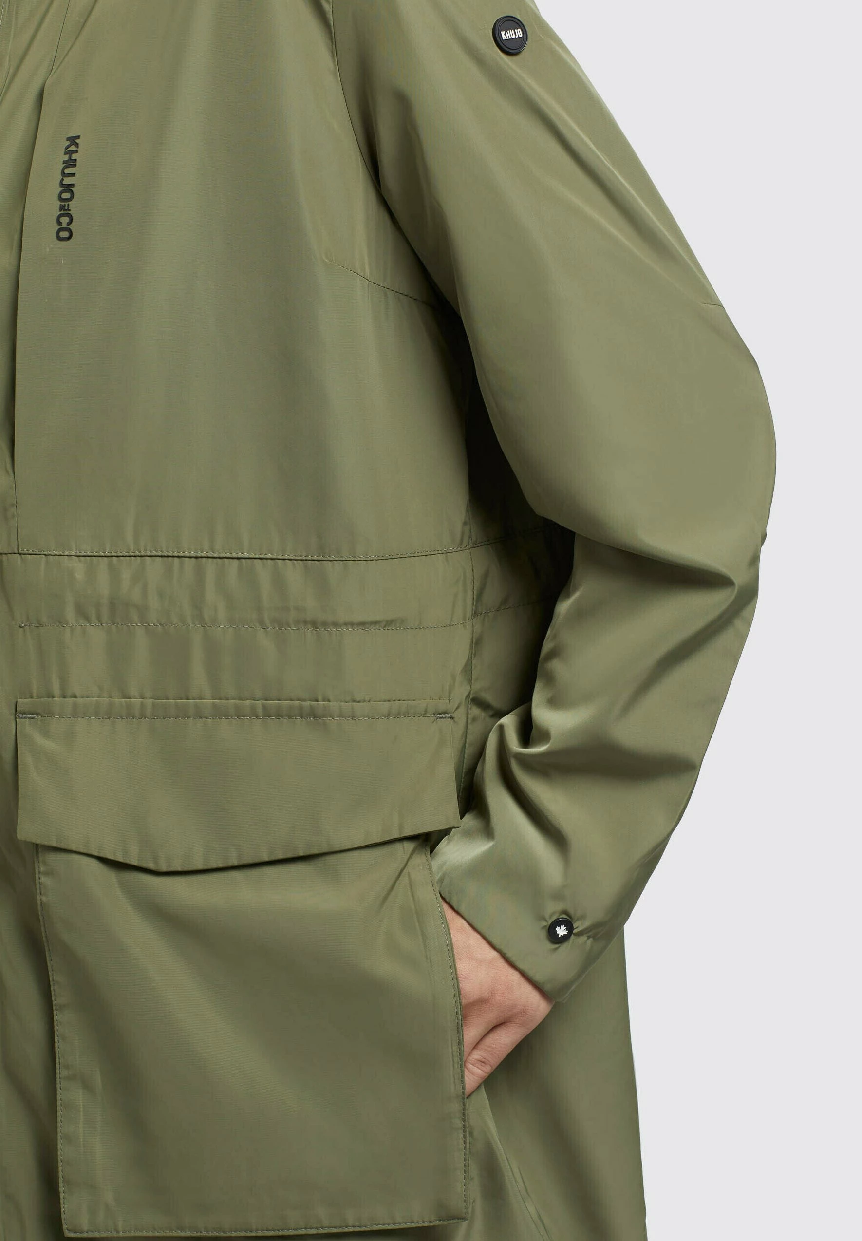 Khujo Mantel GING - Krótki Płaszcz - Olivgrün 6 Khujo Mantel GING - Krótki Płaszcz - Olivgrün - obrazek 6