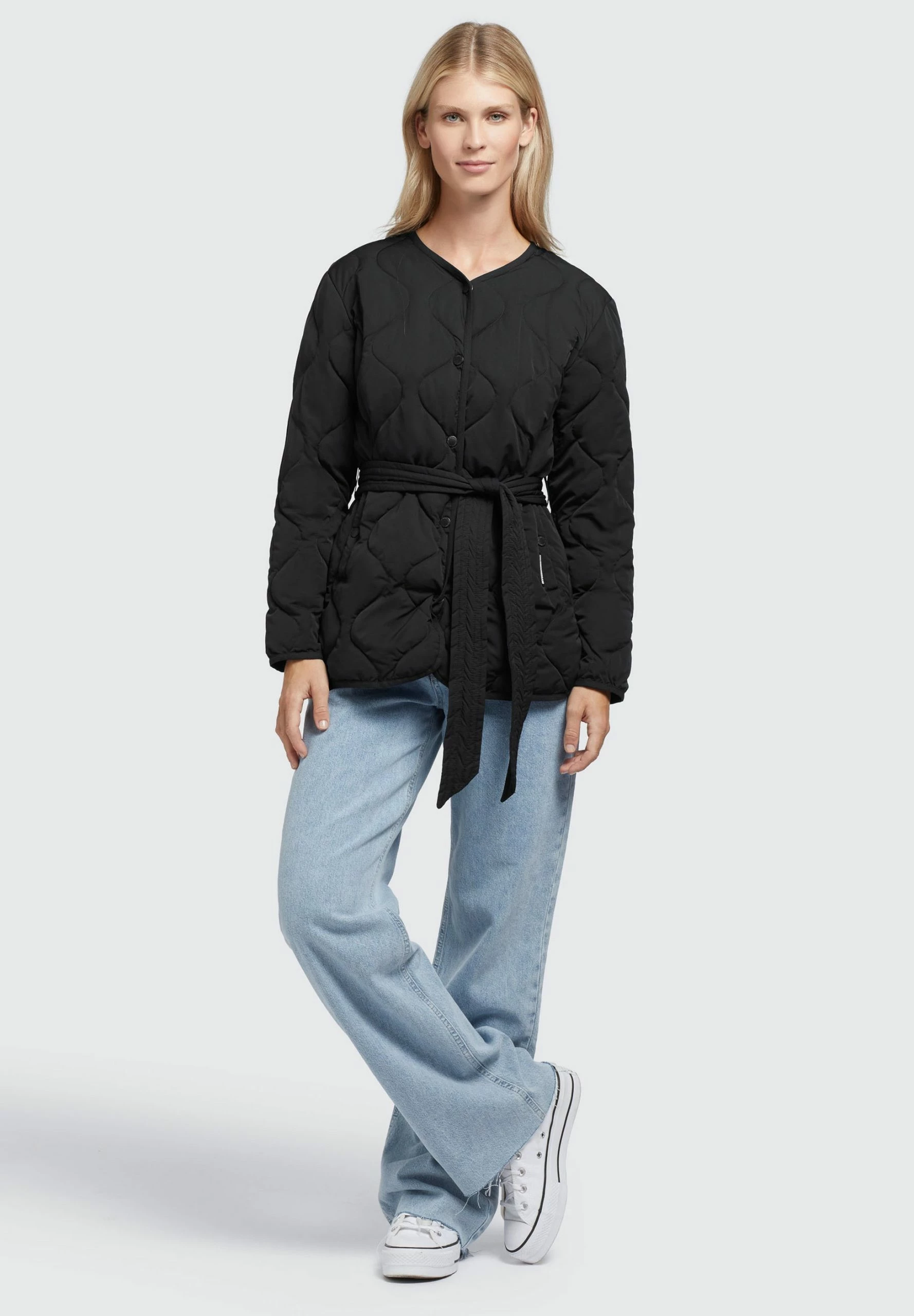 Khujo YUNA - Kurtka Przejściowa - Schwarz 2 Khujo YUNA - Kurtka Przejściowa - Schwarz - obrazek 2