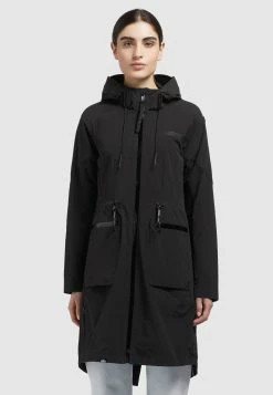 Khujo LEVANE - Kurtka Przeciwdeszczowa - Schwarz