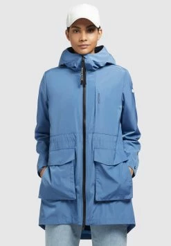 Khujo Mantel GING - Krótki Płaszcz - Blau