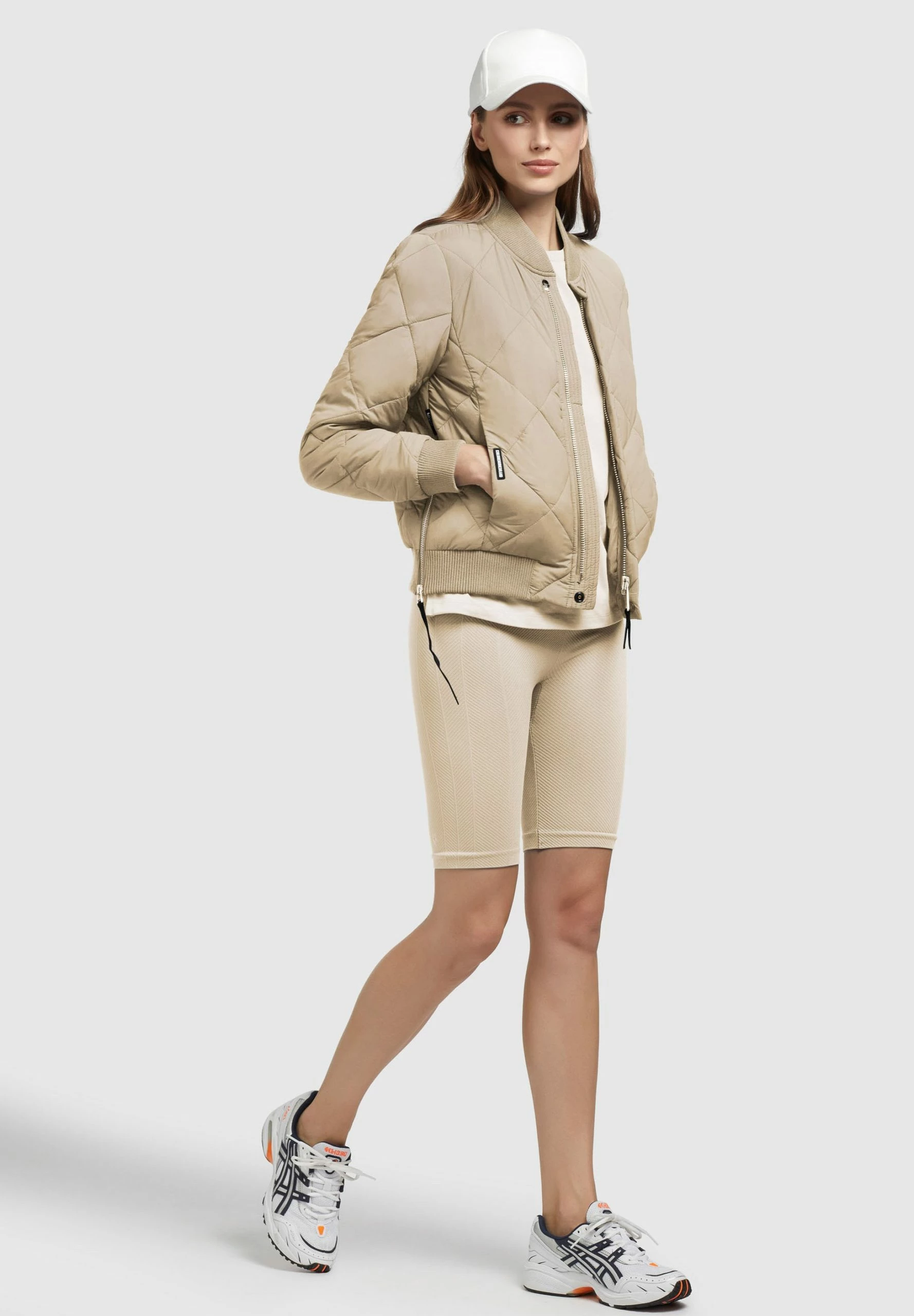 Khujo LEONA - Kurtka Bomber - Beige 5 Khujo LEONA - Kurtka Bomber - Beige - obrazek 5