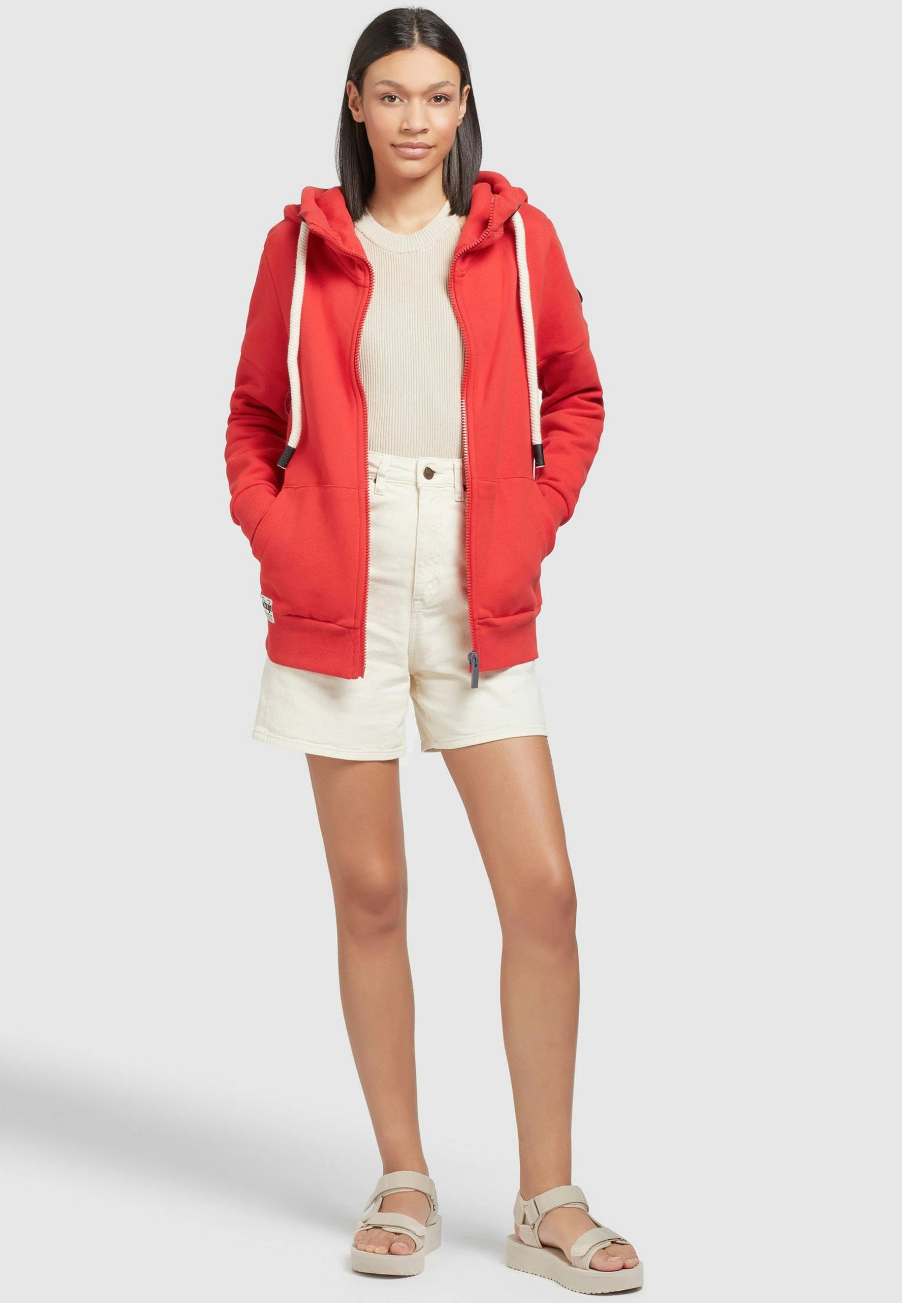 Khujo SALOMEA - Bluza Rozpinana - Rot 2 Khujo SALOMEA - Bluza Rozpinana - Rot - obrazek 2