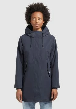 Khujo IZAF - Kurtka Przeciwdeszczowa - Dunkelblau