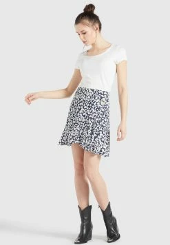 Khujo UNDINE - Spódnica Trapezowa - Dunkelblau-weiß Geblümt 14 Khujo UNDINE - Spódnica Trapezowa - Dunkelblau-weiß Geblümt -Khujo Sklep 2c638add342747fd84432d3cfdbb99f4