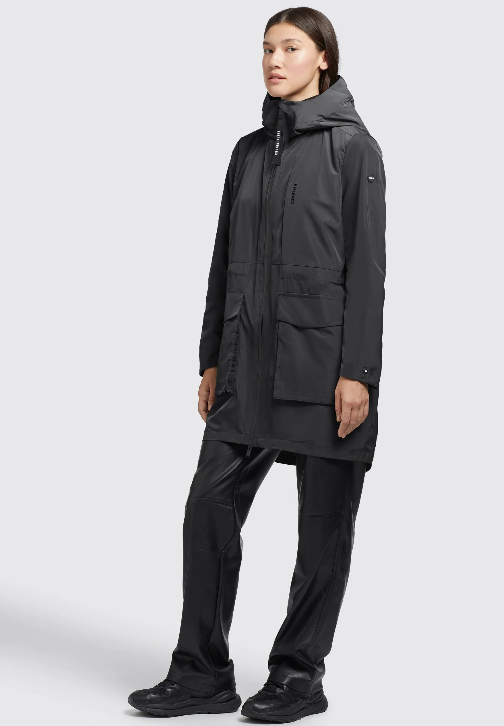 Khujo Mantel GING - Krótki Płaszcz - Schwarz 7 Khujo Mantel GING - Krótki Płaszcz - Schwarz - obrazek 7