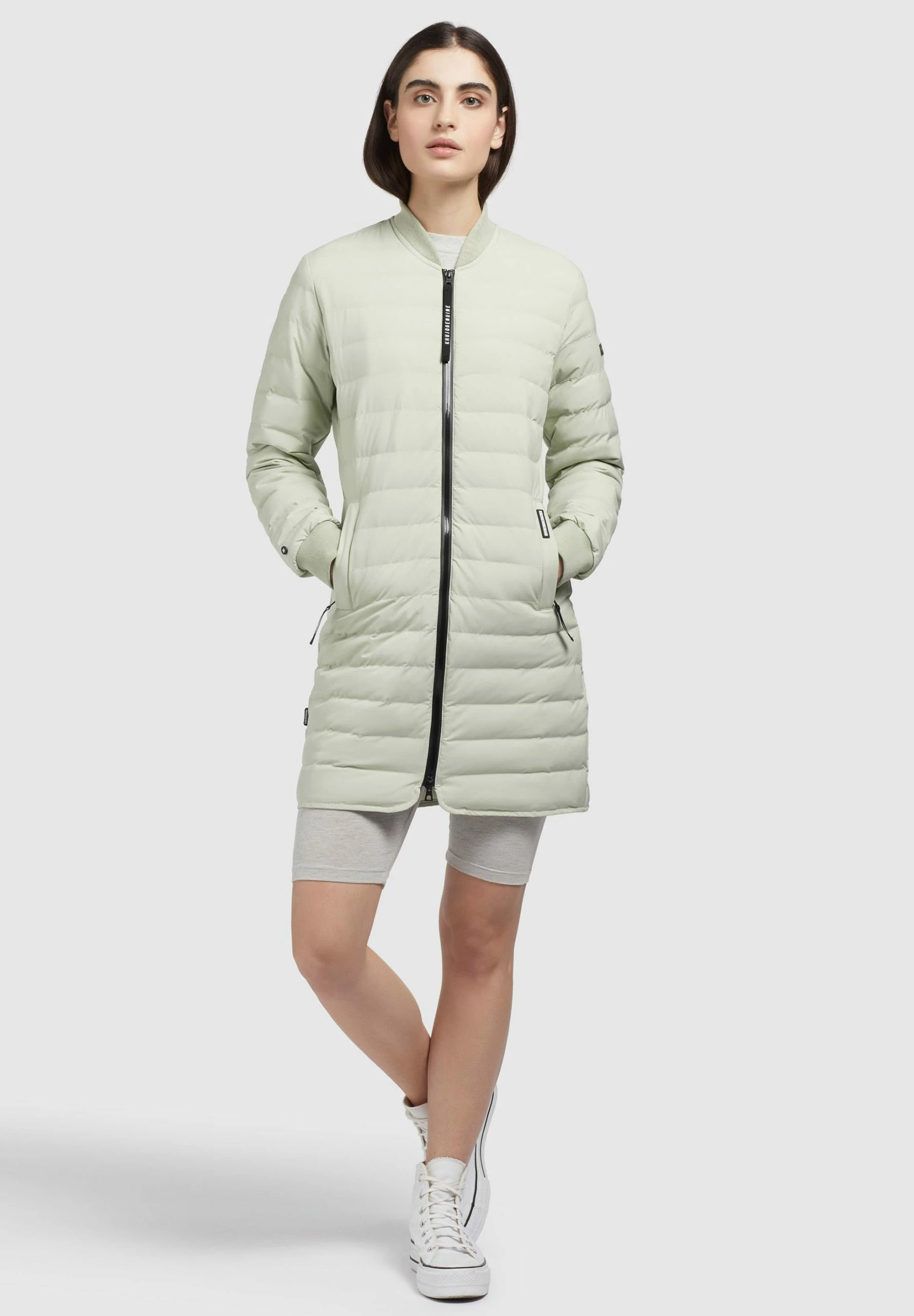 Khujo GRETA MATT - Płaszcz Zimowy - Blassgrün 2 Khujo GRETA MATT - Płaszcz Zimowy - Blassgrün - obrazek 2