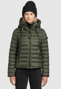 Khujo LOVINA2 SHINE - Kurtka Zimowa - Dunkeloliv