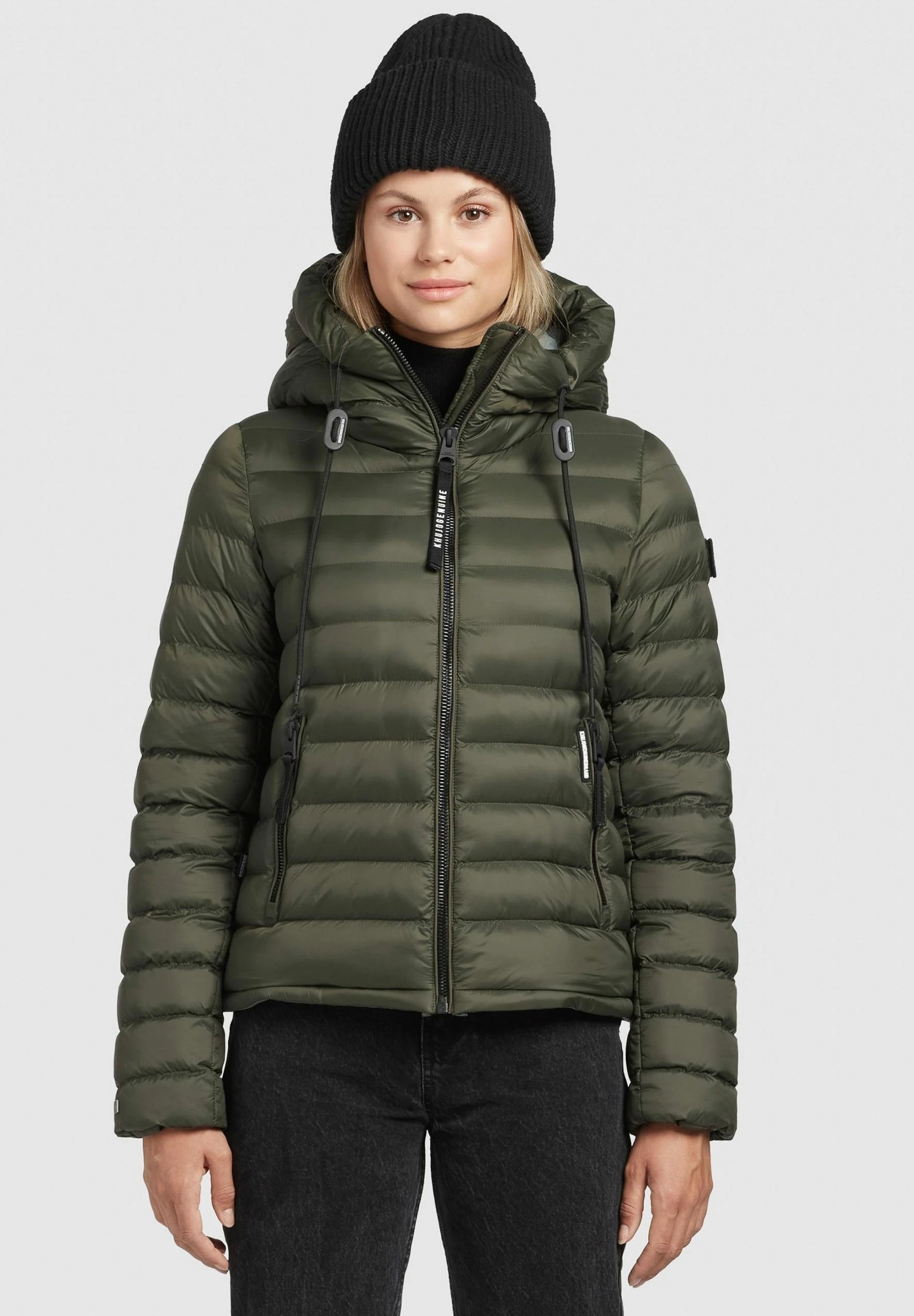 Khujo LOVINA2 SHINE - Kurtka Zimowa - Dunkeloliv 1 Khujo LOVINA2 SHINE - Kurtka Zimowa - Dunkeloliv