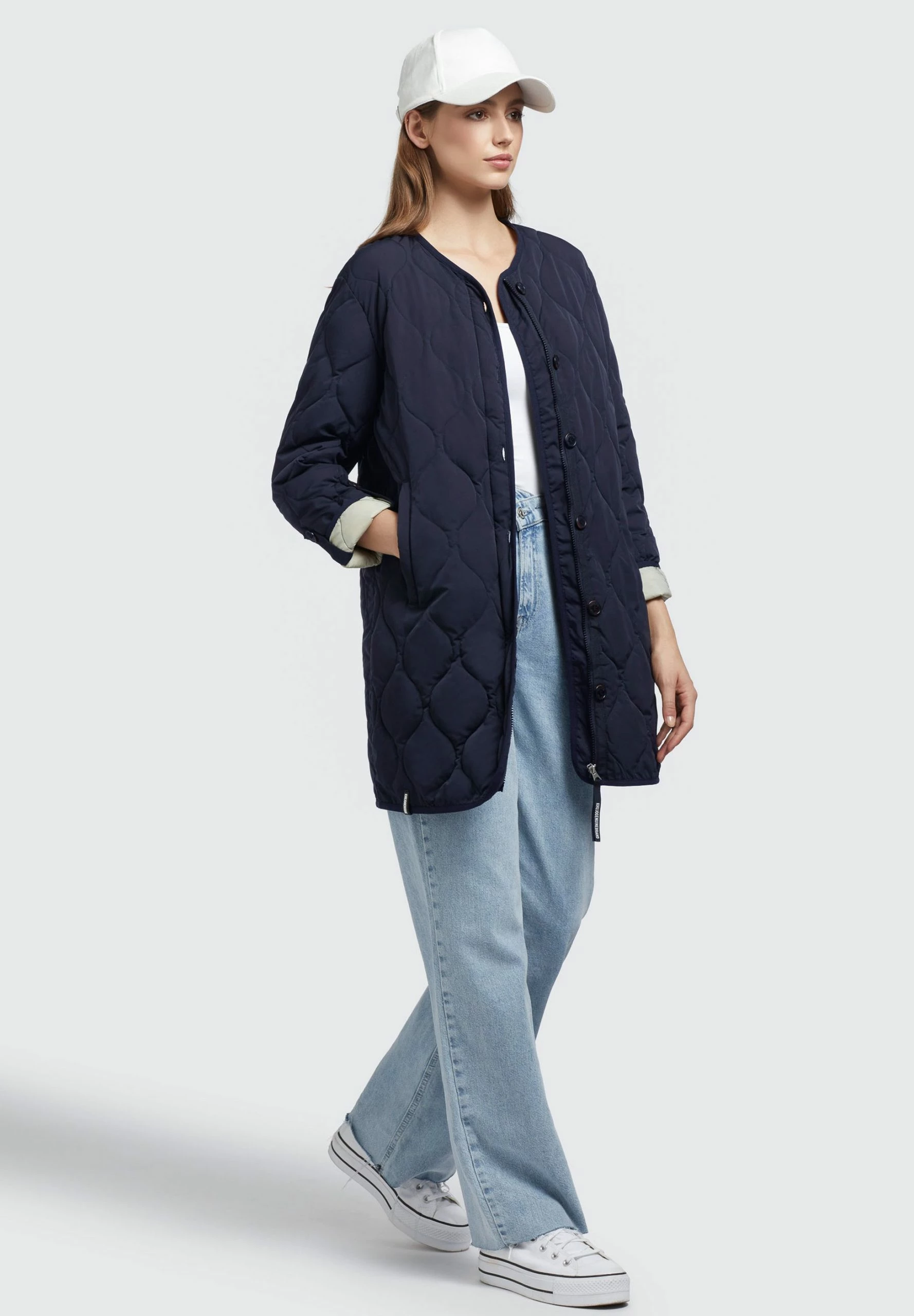 Khujo SIRA - Płaszcz Zimowy - Dunkelblau 2 Khujo SIRA - Płaszcz Zimowy - Dunkelblau - obrazek 2