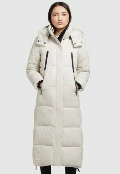 Khujo MELONA SHINY - Płaszcz Zimowy - Perlweiß