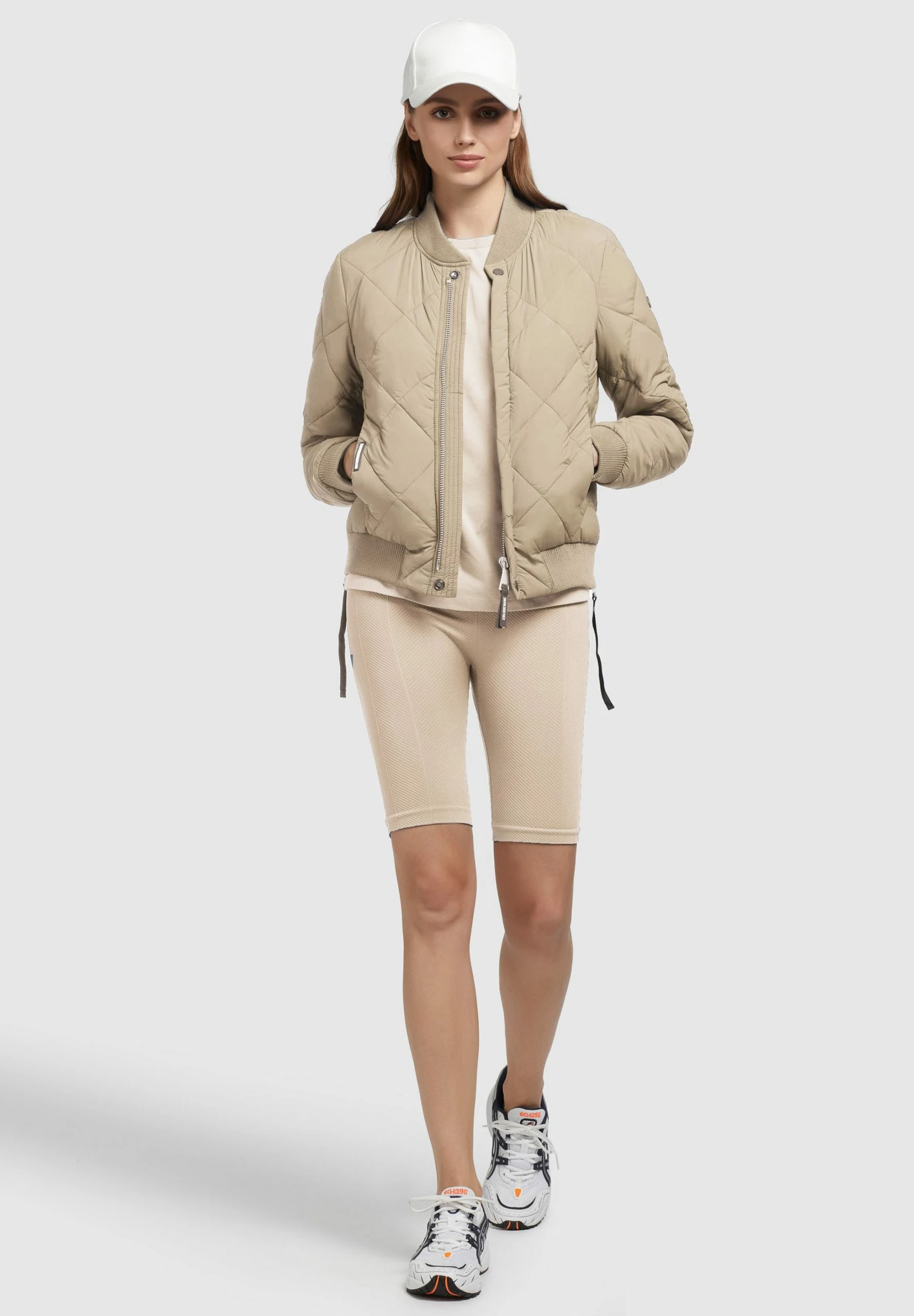 Khujo LEONA - Kurtka Bomber - Beige 2 Khujo LEONA - Kurtka Bomber - Beige - obrazek 2