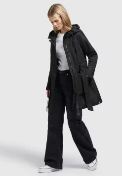 Khujo LAUREN - Parka - Schwarz -Khujo Sklep 46c2480da9084e559cf02540553e393e