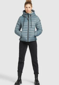 Khujo LOVINA2 SHINE - Kurtka Zimowa - Blaugrau