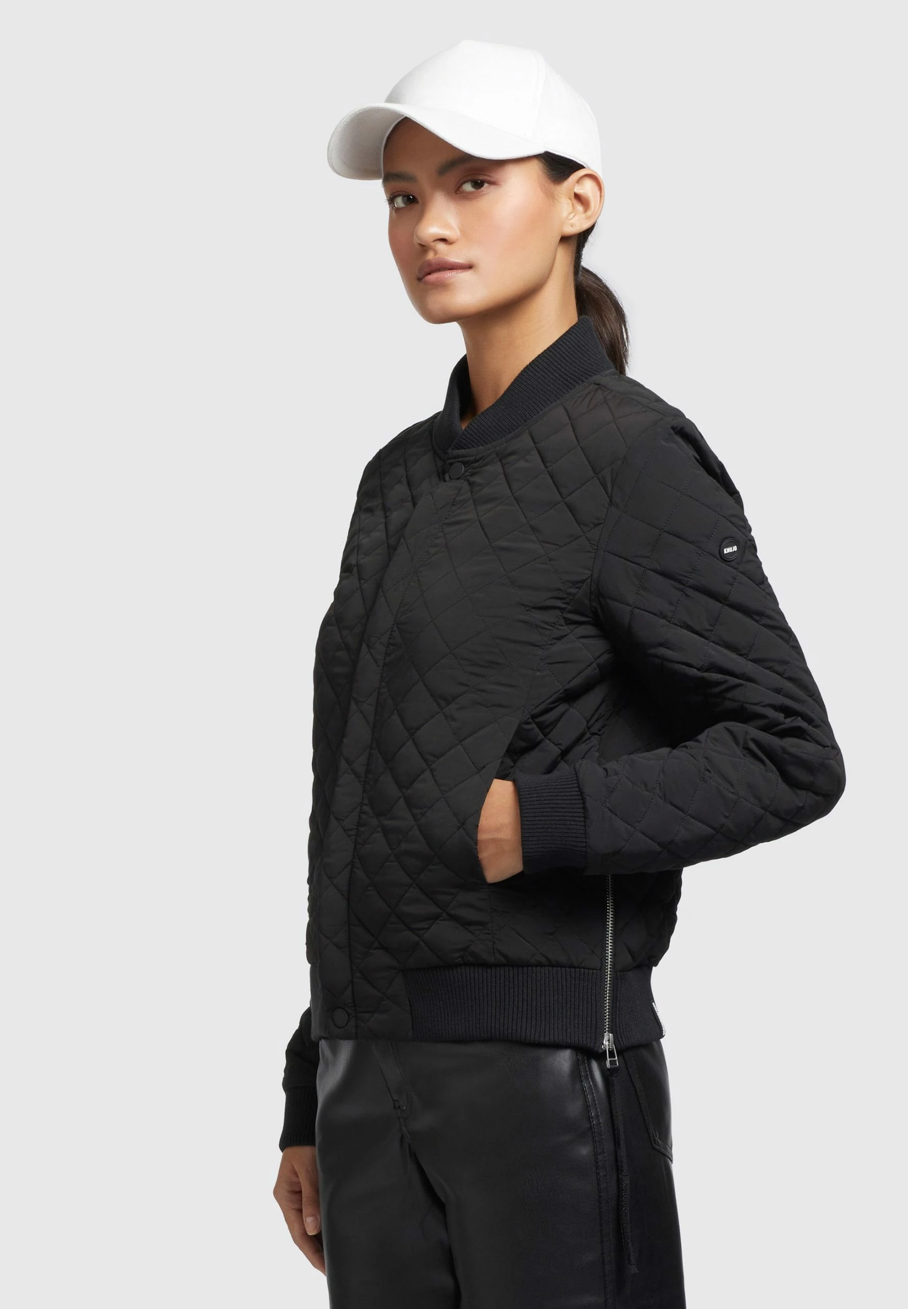 Khujo MONZA - Kurtka Przejściowa - Schwarz 4 Khujo MONZA - Kurtka Przejściowa - Schwarz - obrazek 4