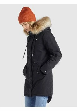 Khujo CODISH - Płaszcz Zimowy - Schwarz -Khujo Sklep 4e24bdf6293740c09db5b7a27bfa51d4