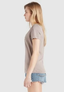 Khujo FRANCESCA BEST - T-shirt Z Nadrukiem - Graubraun -Khujo Sklep 505c0477b15a472486dd2a02fcaabc64