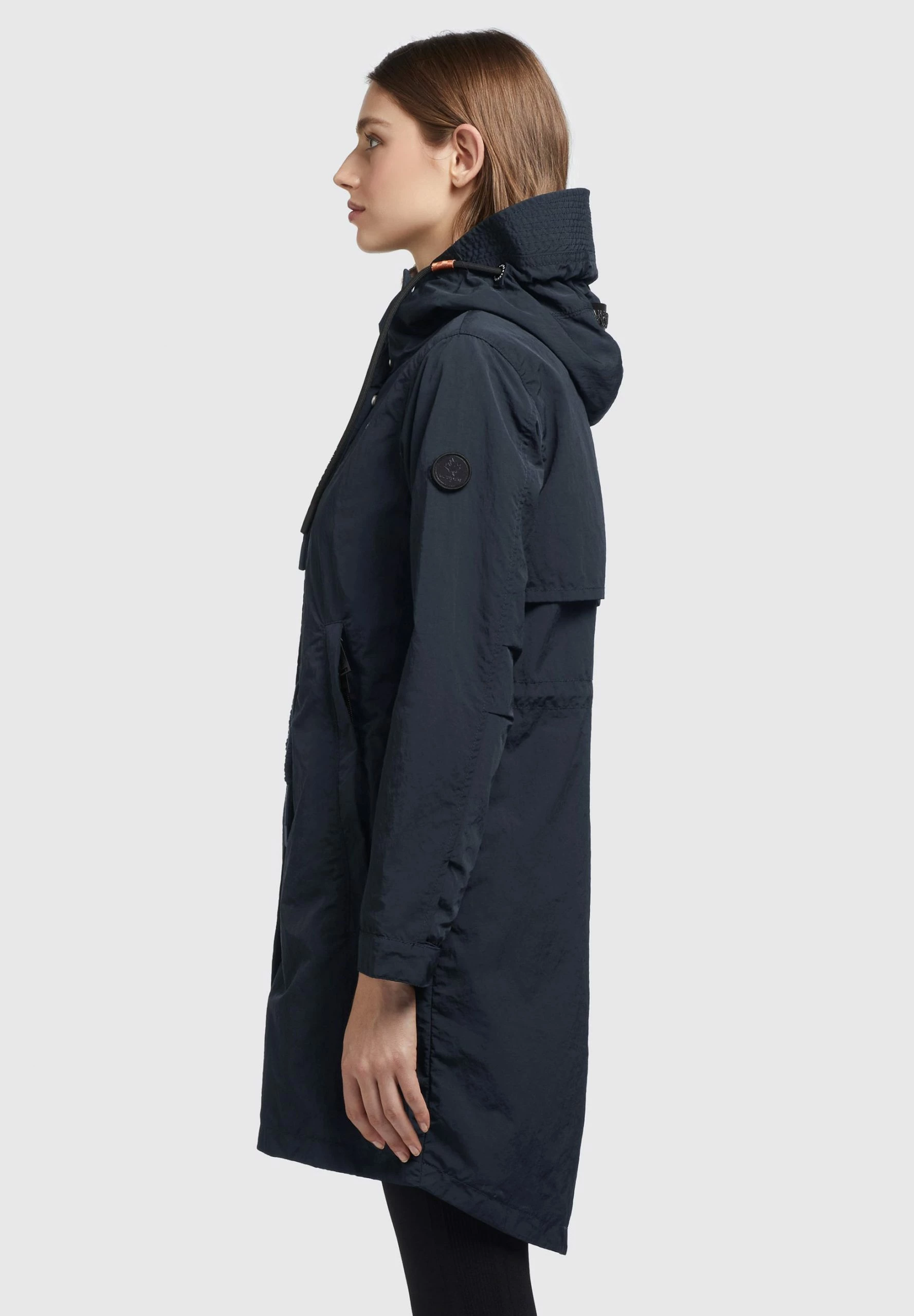 Khujo ADDA - Krótki Płaszcz - Dunkelgrau 4 Khujo ADDA - Krótki Płaszcz - Dunkelgrau - obrazek 4