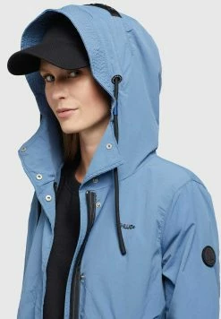 Khujo ADDA - Krótki Płaszcz - Blau -Khujo Sklep 57d51ddb28cb4e07a4f4a5e546036e99