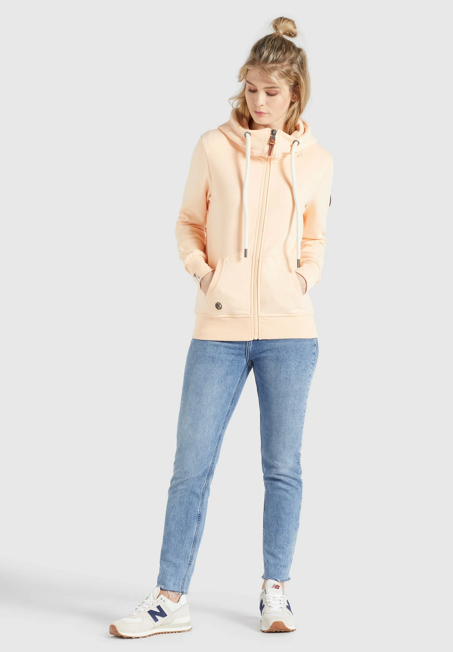 Khujo WANARI - Bluza Rozpinana - Apricot 2 Khujo WANARI - Bluza Rozpinana - Apricot - obrazek 2