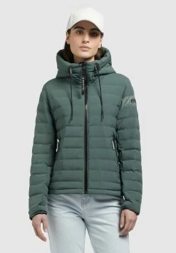 Khujo LOVINA MATT - Kurtka Zimowa - Kupfergrün