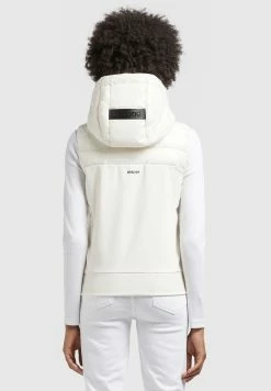 Khujo FABIA SHINY - Kamizelka - Weiß -Khujo Sklep 5da470cf68cd4c94b35c2c4fa08955d8