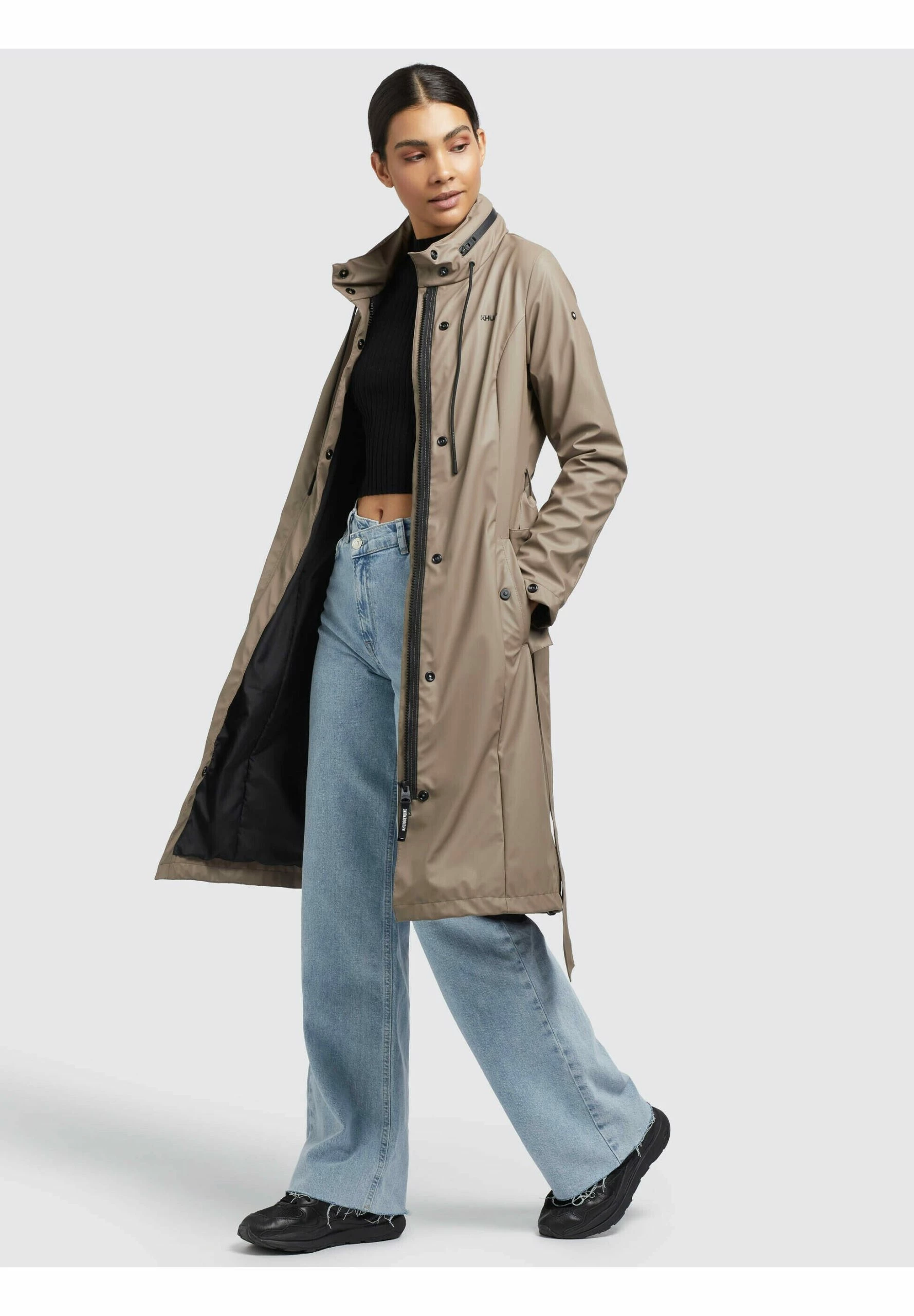 Khujo MANTEL GLENNA2 - Prochowiec - Blassbraun 5 Khujo MANTEL GLENNA2 - Prochowiec - Blassbraun - obrazek 5