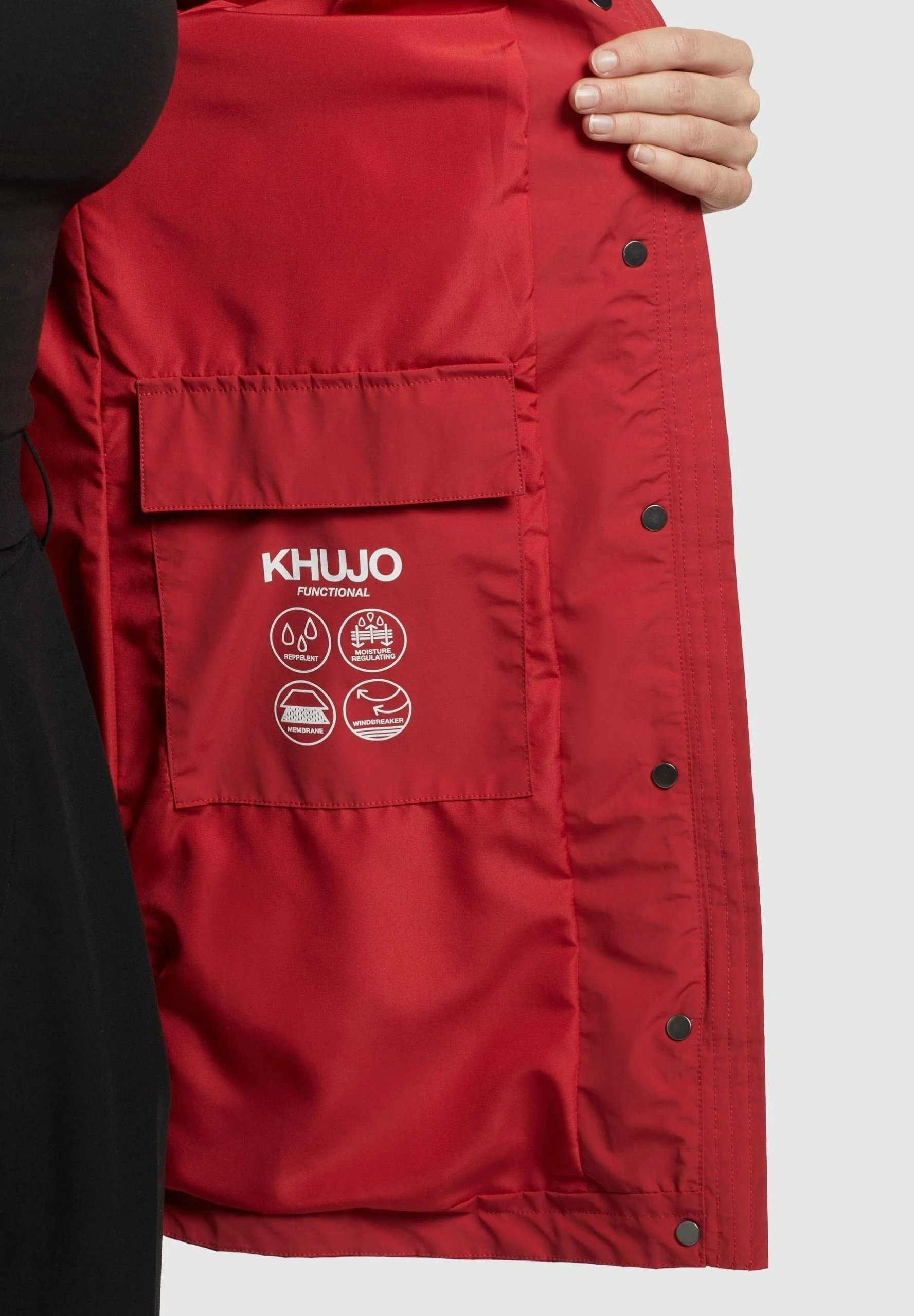 Khujo JELLE - Parka - Rot 7 Khujo JELLE - Parka - Rot - obrazek 7