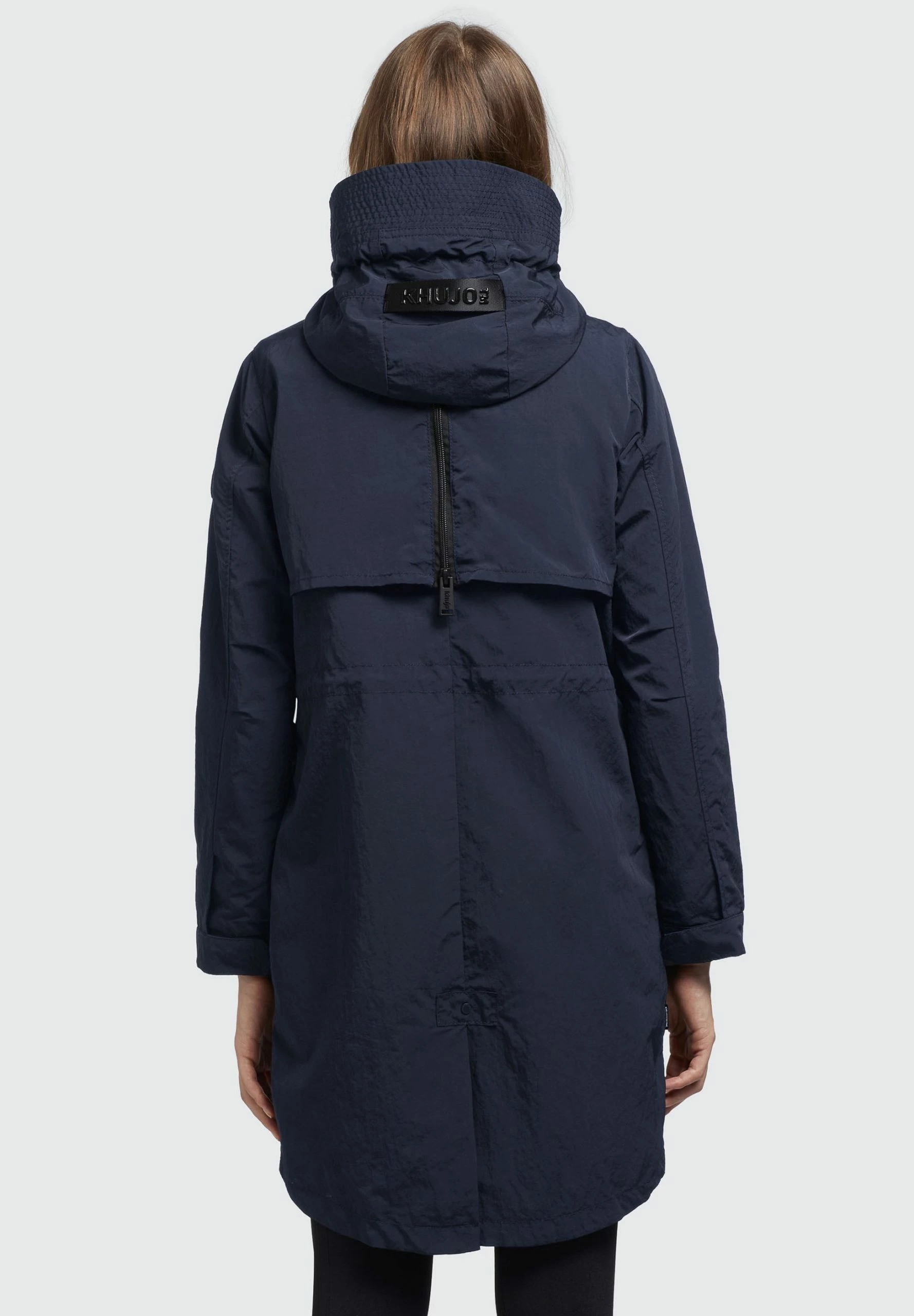 Khujo ADDA - Krótki Płaszcz - Dunkelblau 3 Khujo ADDA - Krótki Płaszcz - Dunkelblau - obrazek 3