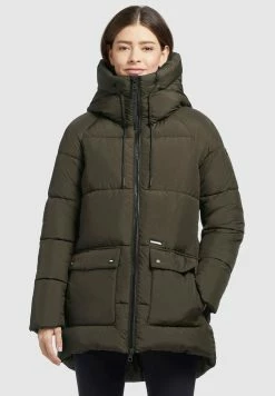 Khujo PHEOBE - Płaszcz Zimowy - Olivgrün