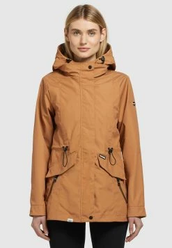 Khujo FELINA - Kurtka Przeciwdeszczowa - Toffee