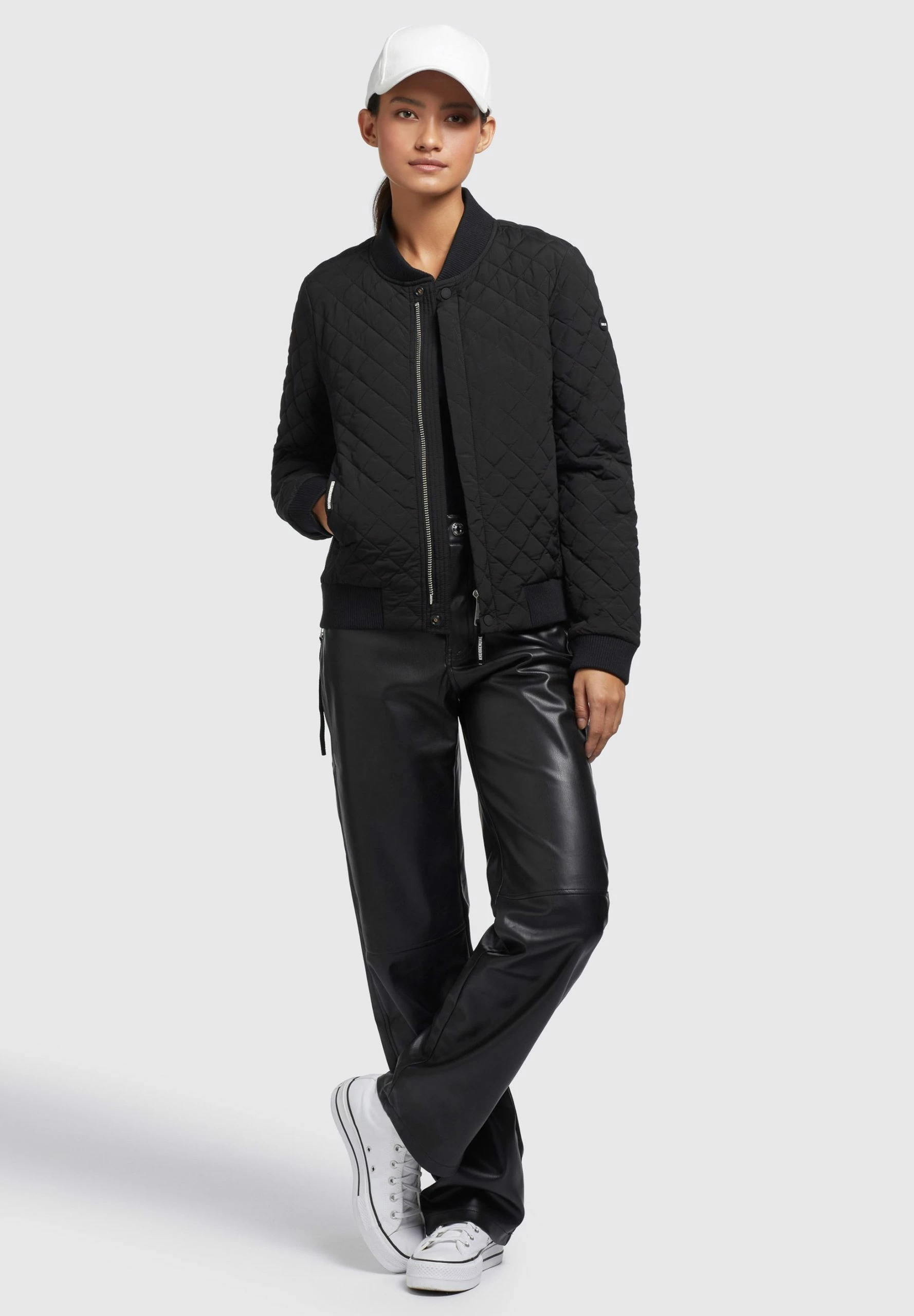 Khujo MONZA - Kurtka Przejściowa - Schwarz 2 Khujo MONZA - Kurtka Przejściowa - Schwarz - obrazek 2