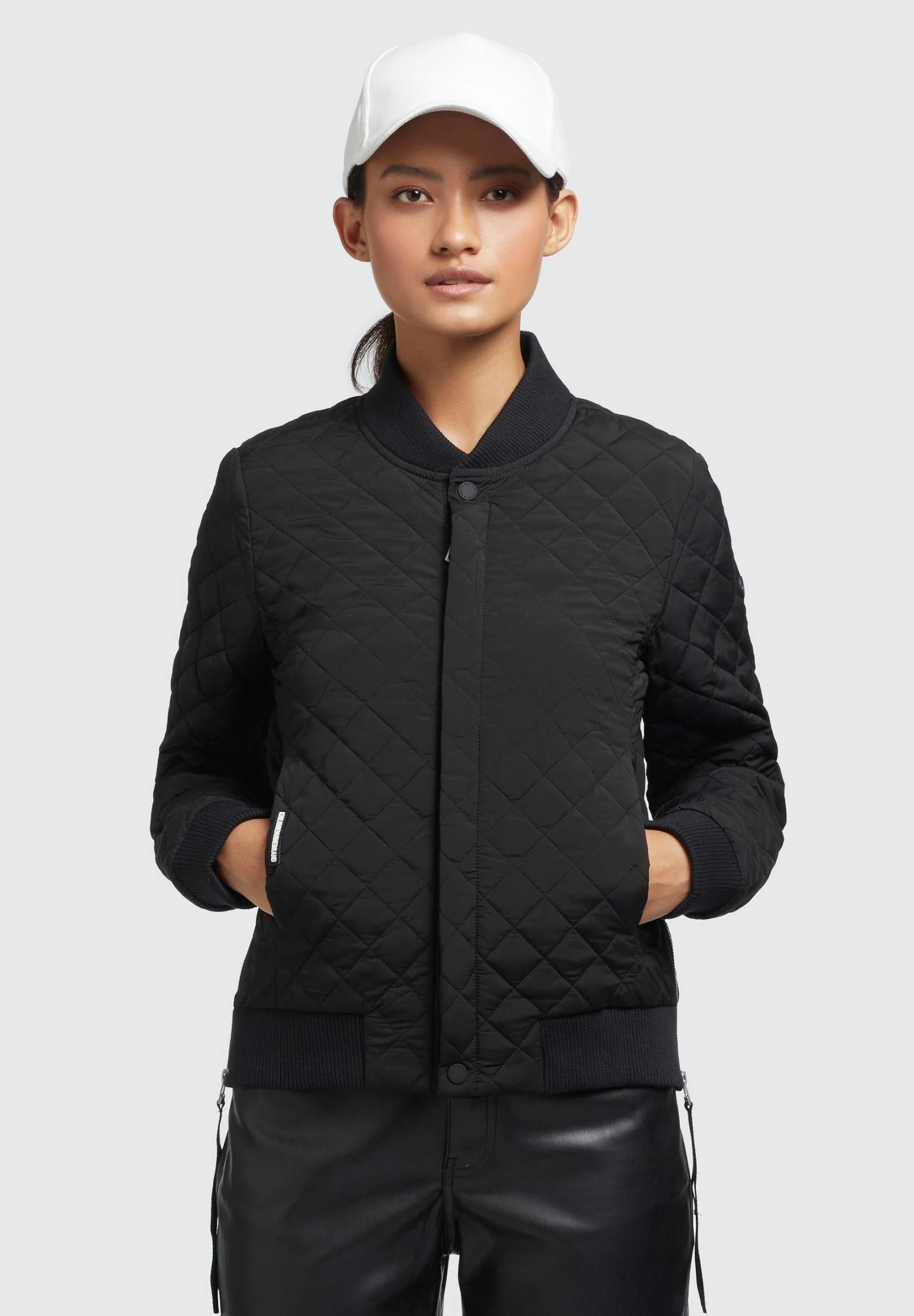 Khujo MONZA - Kurtka Przejściowa - Schwarz 1 Khujo MONZA - Kurtka Przejściowa - Schwarz