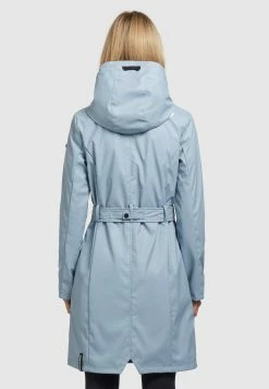 Khujo GLENNA - Kurtka Przeciwdeszczowa - Hellblau -Khujo Sklep 7658c142a0a140a28d642495786931d6