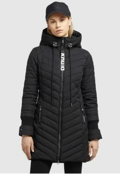 Khujo NITA STRUCTURED - Płaszcz Zimowy - Schwarz