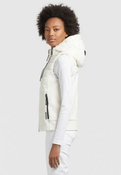 Khujo FABIA SHINY - Kamizelka - Weiß -Khujo Sklep 83f7206c9eea43968e16a2f4cde48cbb