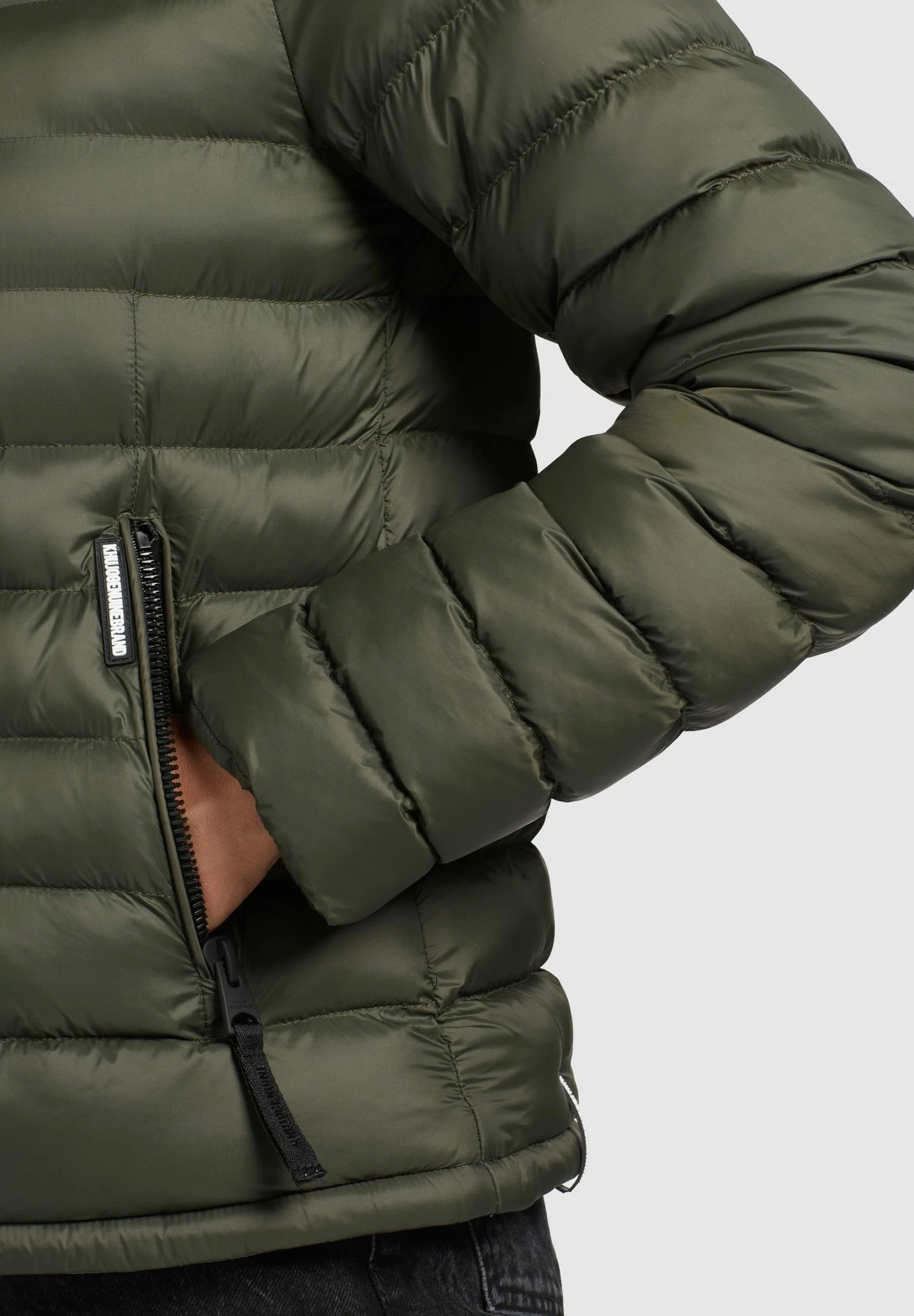 Khujo LOVINA2 SHINE - Kurtka Zimowa - Dunkeloliv 6 Khujo LOVINA2 SHINE - Kurtka Zimowa - Dunkeloliv - obrazek 6