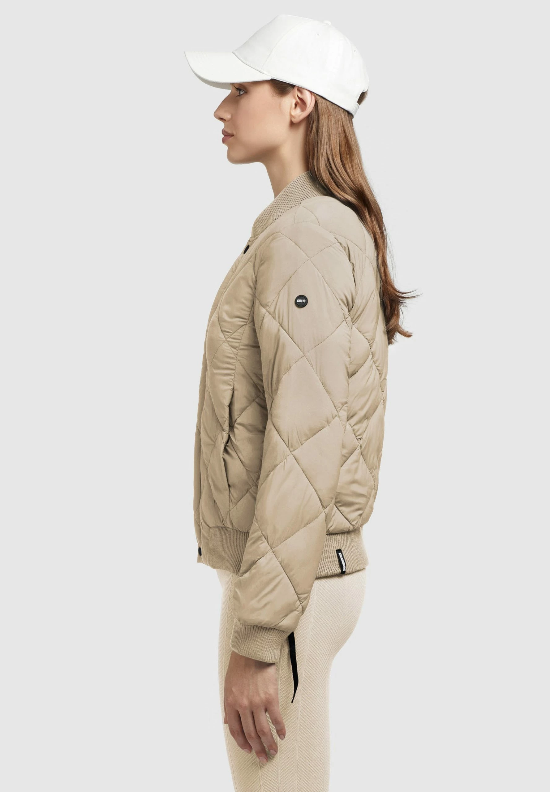Khujo LEONA - Kurtka Bomber - Beige 4 Khujo LEONA - Kurtka Bomber - Beige - obrazek 4