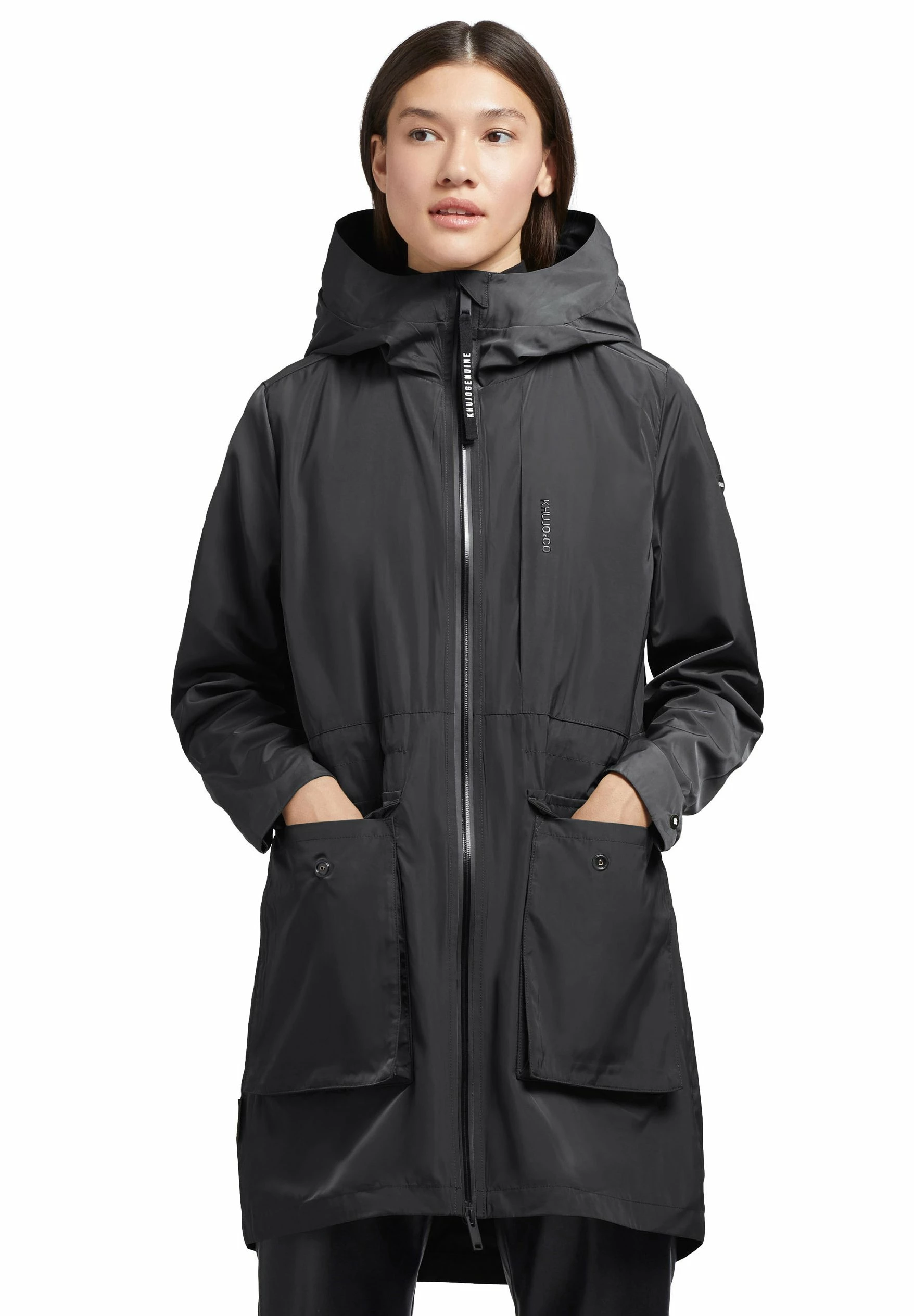 Khujo Mantel GING - Krótki Płaszcz - Schwarz 8 Khujo Mantel GING - Krótki Płaszcz - Schwarz - obrazek 8