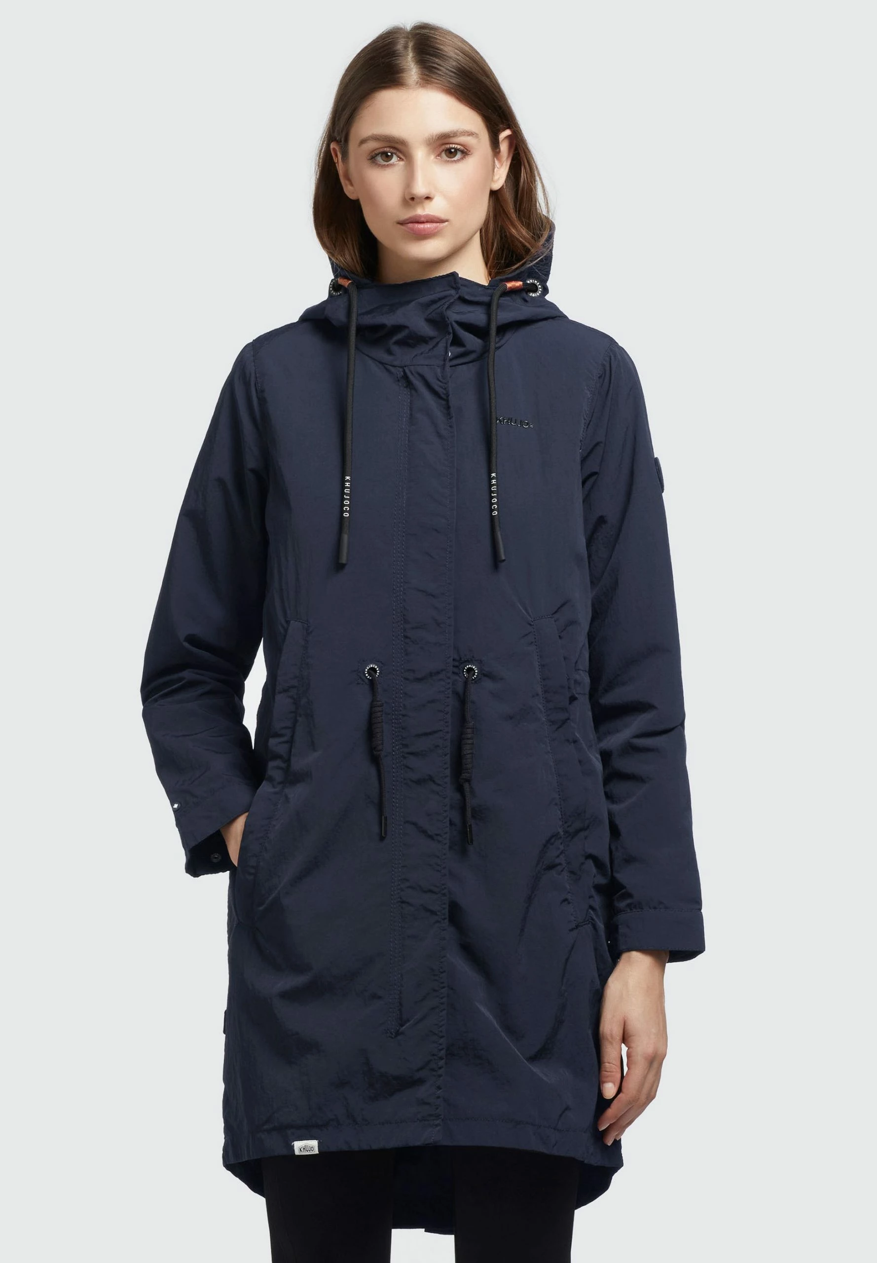 Khujo ADDA - Krótki Płaszcz - Dunkelblau 1 Khujo ADDA - Krótki Płaszcz - Dunkelblau