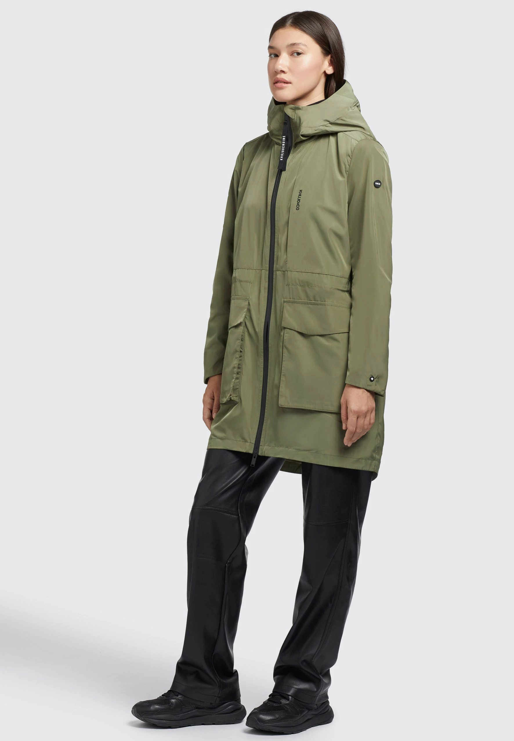 Khujo Mantel GING - Krótki Płaszcz - Olivgrün 7 Khujo Mantel GING - Krótki Płaszcz - Olivgrün - obrazek 7