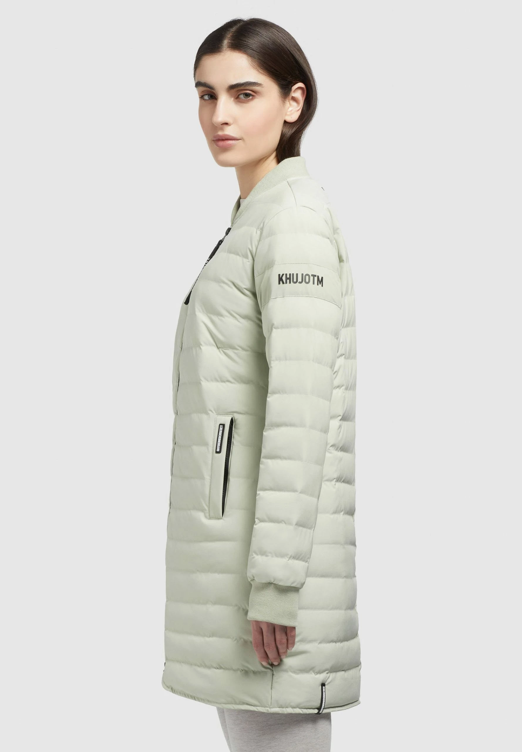 Khujo GRETA MATT - Płaszcz Zimowy - Blassgrün 4 Khujo GRETA MATT - Płaszcz Zimowy - Blassgrün - obrazek 4