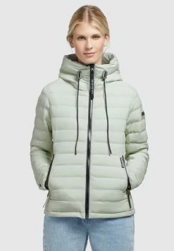 Khujo LOVINA MATT - Kurtka Zimowa - Blassgrün