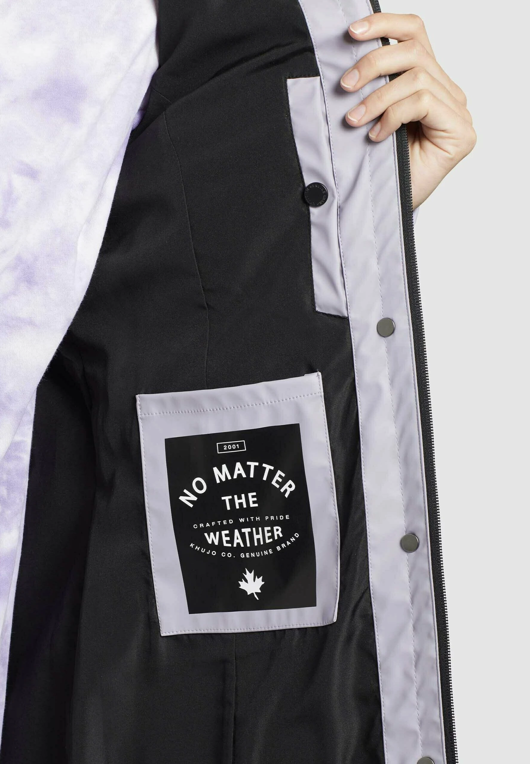 Khujo GLENNA - Kurtka Przeciwdeszczowa - Flieder 7 Khujo GLENNA - Kurtka Przeciwdeszczowa - Flieder - obrazek 7