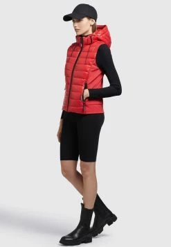 Khujo FABIA SHINY - Kamizelka - Rot -Khujo Sklep c8ca6ad25044456384c462f9276baf72