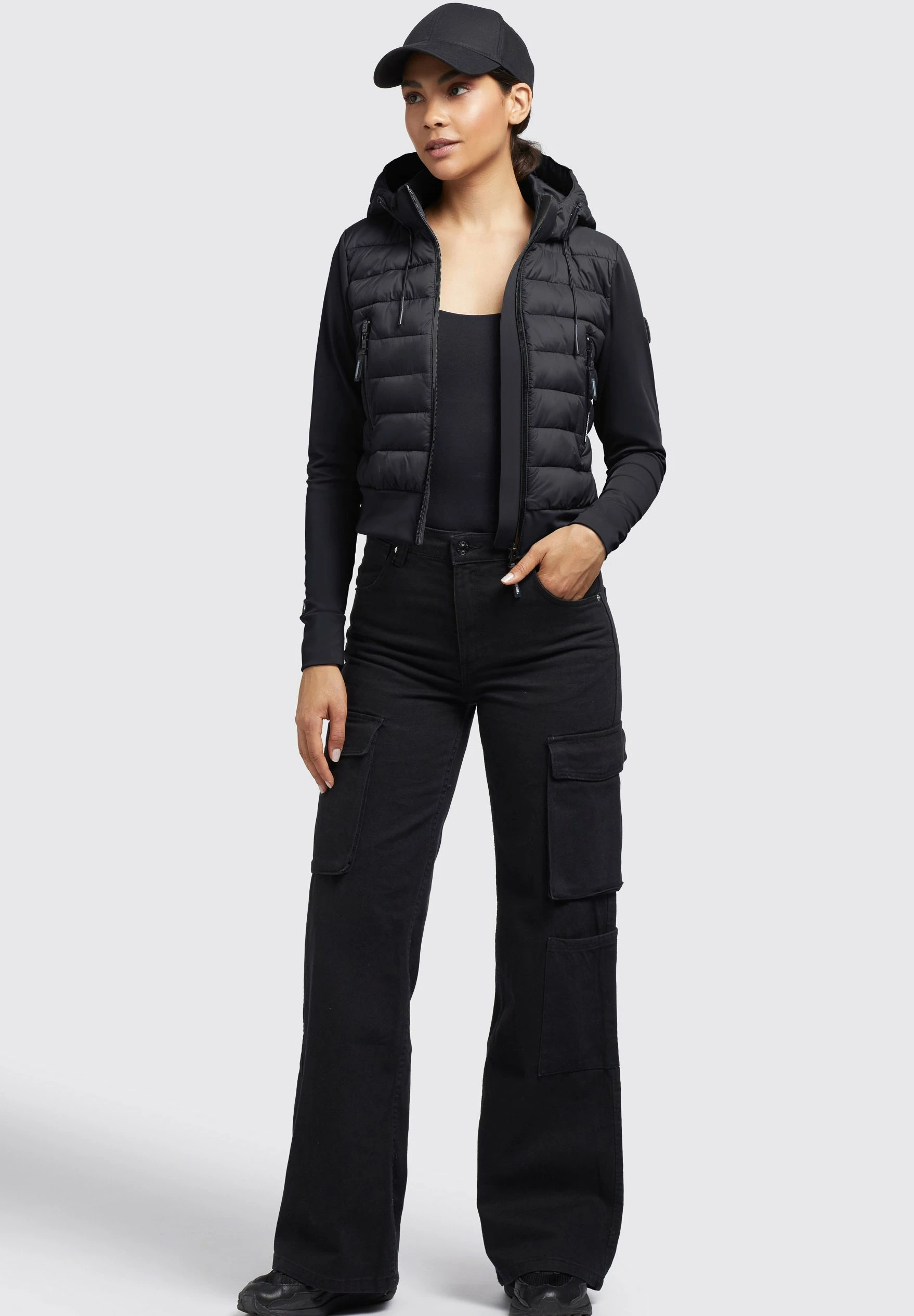 Khujo DALIS MATT - Kurtka Przejściowa - Schwarz 7 Khujo DALIS MATT - Kurtka Przejściowa - Schwarz - obrazek 7