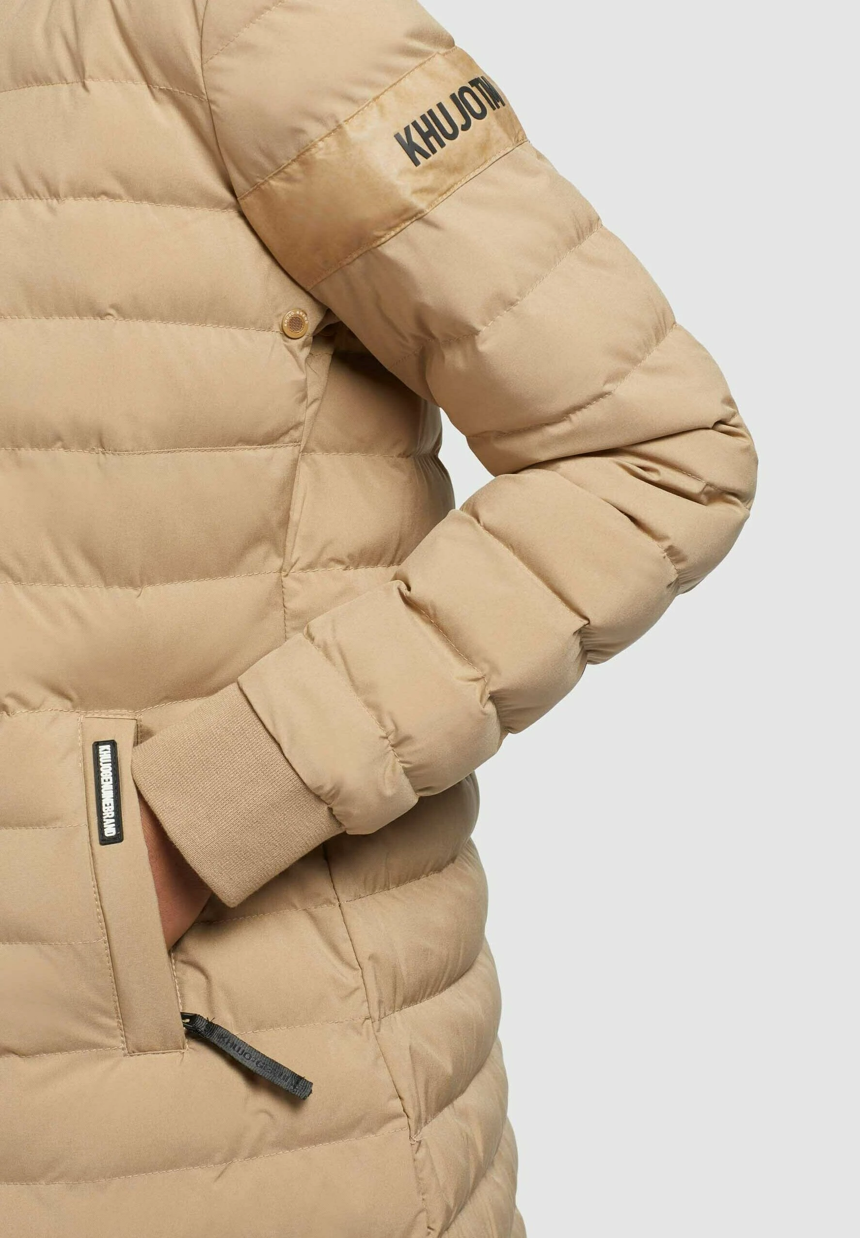 Khujo GRETA MATT - Płaszcz Zimowy - Beige 4 Khujo GRETA MATT - Płaszcz Zimowy - Beige - obrazek 4