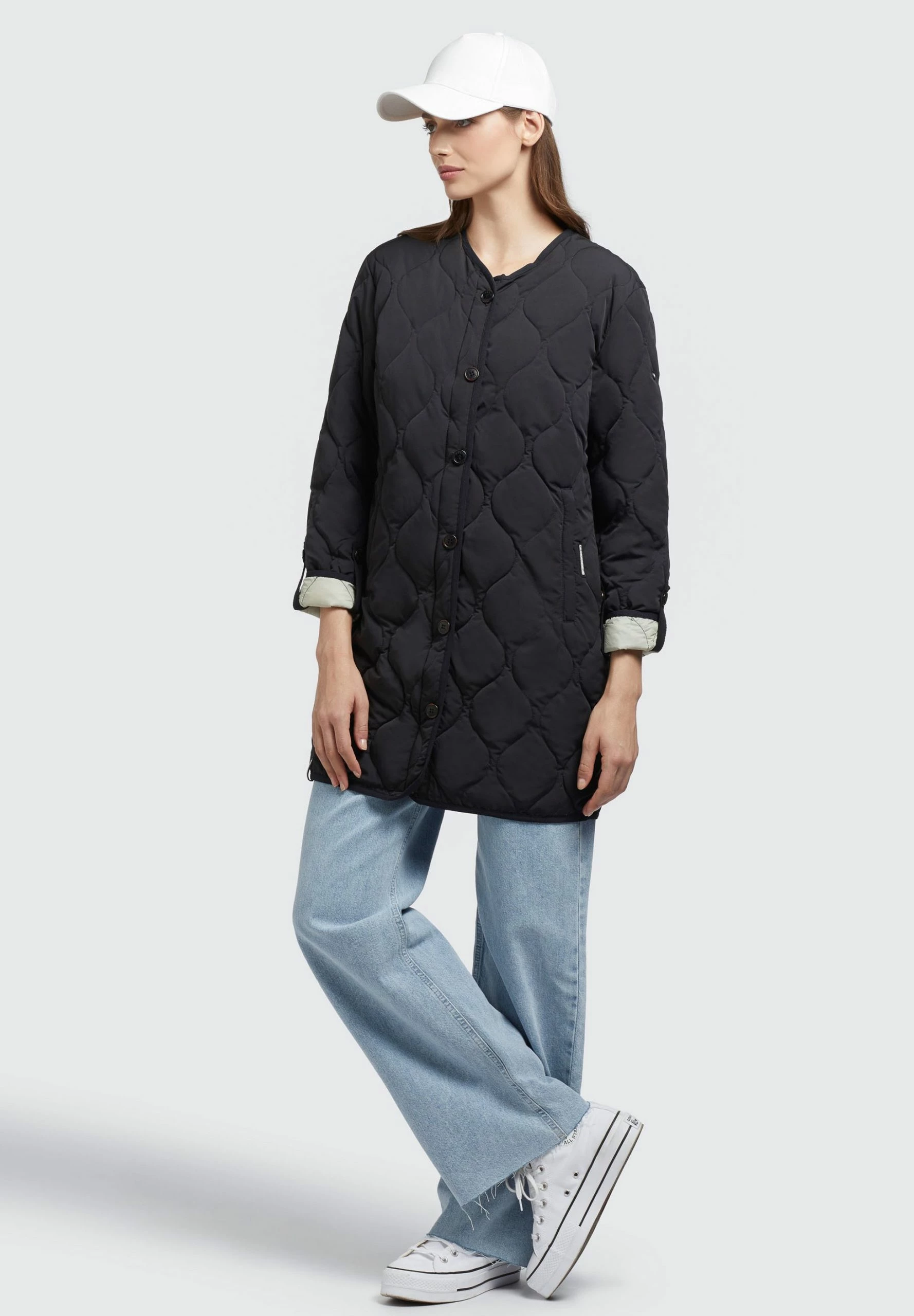 Khujo SIRA - Płaszcz Zimowy - Schwarz 2 Khujo SIRA - Płaszcz Zimowy - Schwarz - obrazek 2