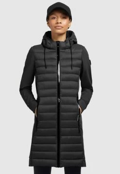 Khujo RUTH MATT - Płaszcz Zimowy - Schwarz