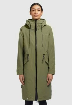 Khujo MARNIA - Kurtka Przeciwdeszczowa - Olivgrün